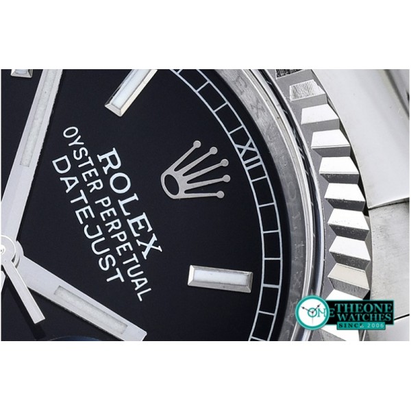 Rolex - DateJust Mens 36mm SS/SS Black Sticks BP Asia 2836