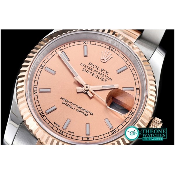 Rolex - DateJust Midsize 31mm RG/SS Rose Gold BP Asia 2836