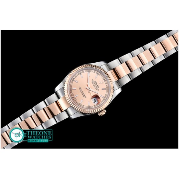 Rolex - DateJust Midsize 31mm RG/SS Rose Gold BP Asia 2836