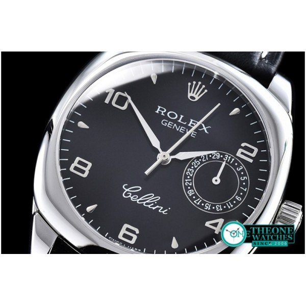 Rolex - Cellini Date SS/LE Black Num Asia 2824