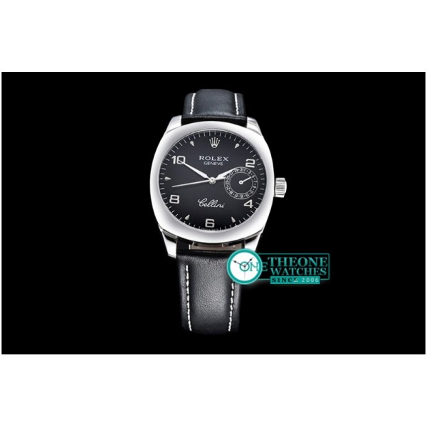 Rolex - Cellini Date SS/LE Black Num Asia 2824