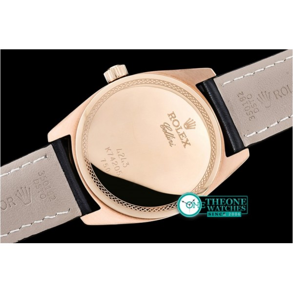 Rolex - Cellini Date RG/LE Rose Gold Sticks Asia 2824