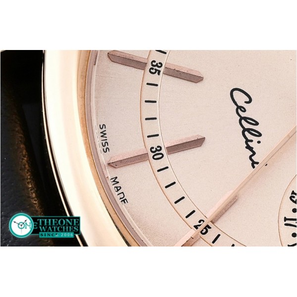 Rolex - Cellini Date RG/LE Rose Gold Sticks Asia 2824