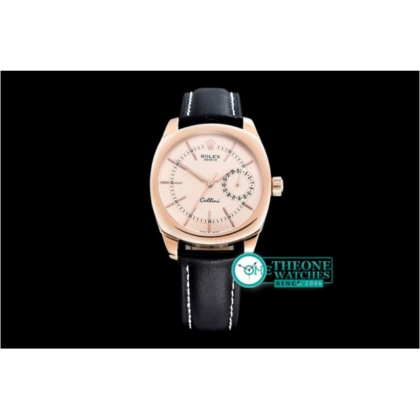 Rolex - Cellini Date RG/LE Rose Gold Sticks Asia 2824