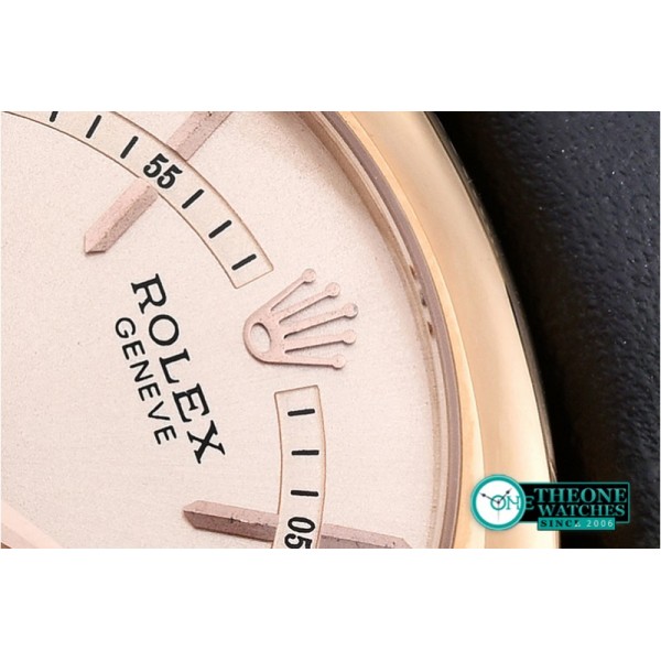 Rolex - Cellini Date RG/LE Rose Gold Sticks Asia 2824