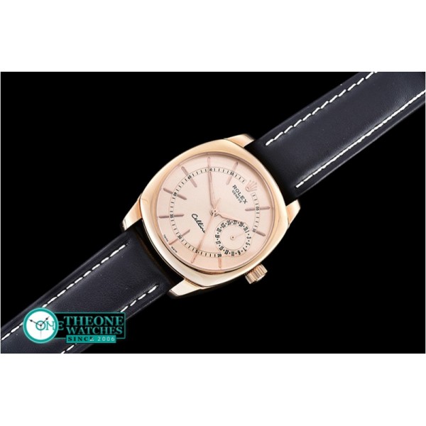 Rolex - Cellini Date RG/LE Rose Gold Sticks Asia 2824