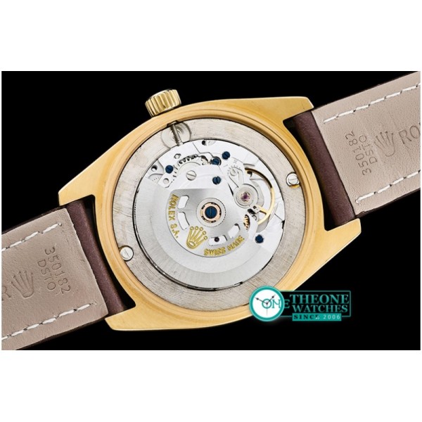 Rolex - Cellini Date YG/LE Gold Sticks Asia 2824