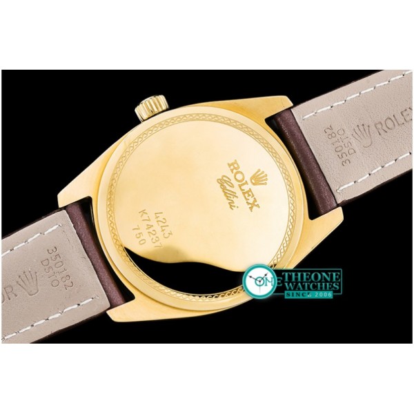 Rolex - Cellini Date YG/LE Gold Sticks Asia 2824