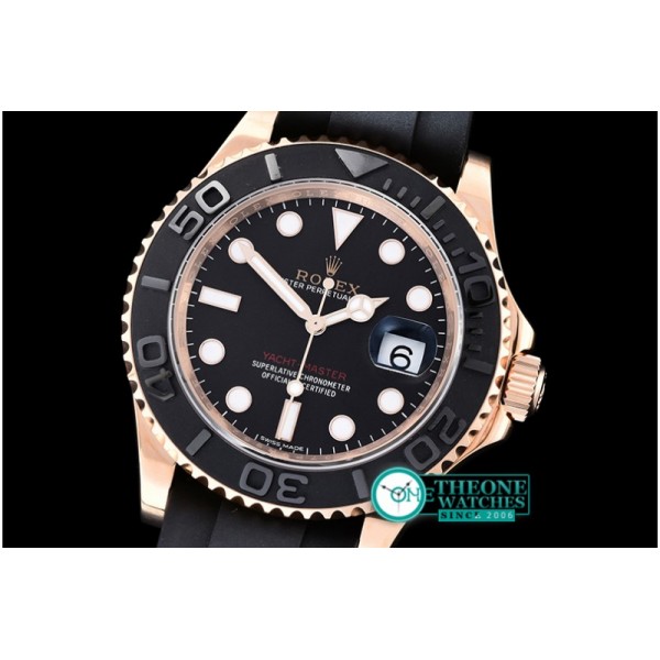 Rolex - YachtMaster 116655 40mm RG/RU Black Noob Asia 2836