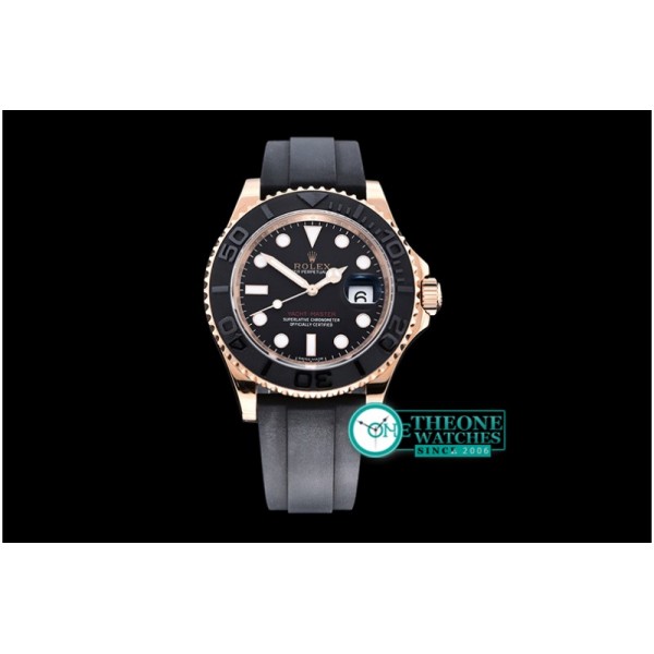 Rolex - YachtMaster 116655 40mm RG/RU Black Noob Asia 2836