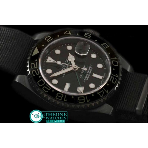 Rolex - Pro Hunter GMT Master II PVD Black Ceramic Bez Swiss 2836