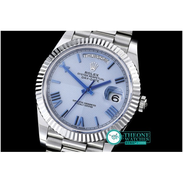 Rolex - DayDate 40mm SS/SS Glacier Rom Flut BP A2836 Mod3255