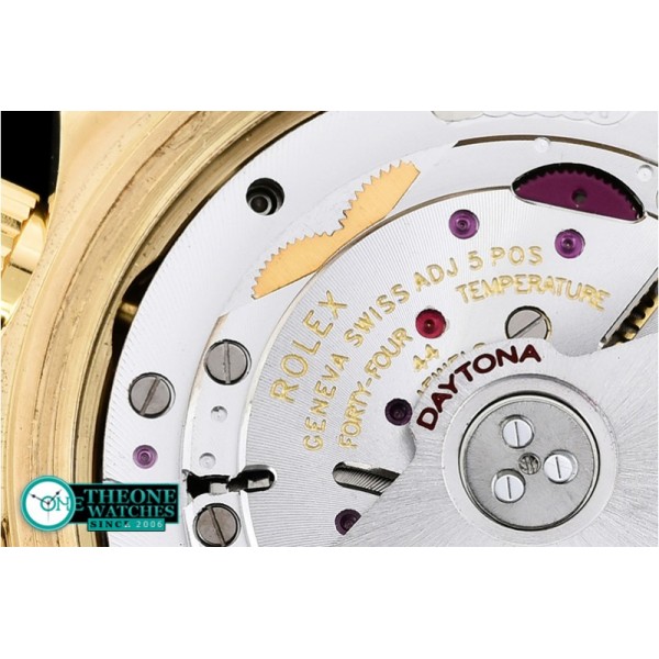 Rolex - Daytona 18K YG Wrp YG/LE Blk Stk BP A7750 Mod4130