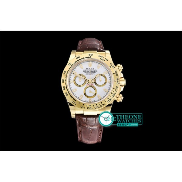 Rolex - Daytona 18K YG Wrp YG/LE Wht Stk BP A7750 Mod4130