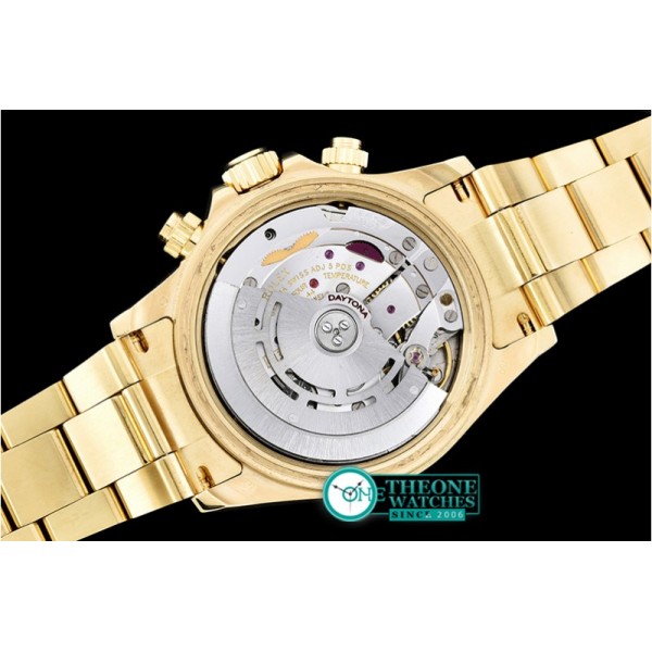 Rolex - Daytona 18K YG Wrp YG/YG Grn Stk BP A7750 Mod4130