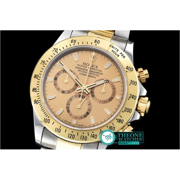 Rolex - Daytona TT YG/SS Gold Stick BP A7750 Mod4130