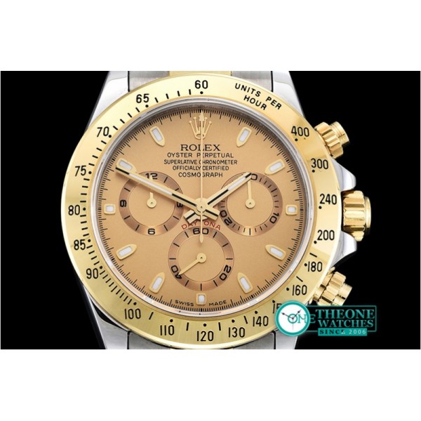 Rolex - Daytona TT YG/SS Gold Stick BP A7750 Mod4130