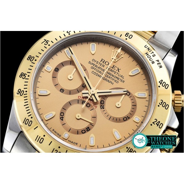 Rolex - Daytona TT YG/SS Gold Stick BP A7750 Mod4130