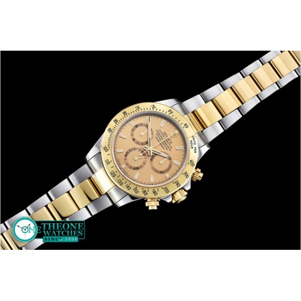 Rolex - Daytona TT YG/SS Gold Stick BP A7750 Mod4130