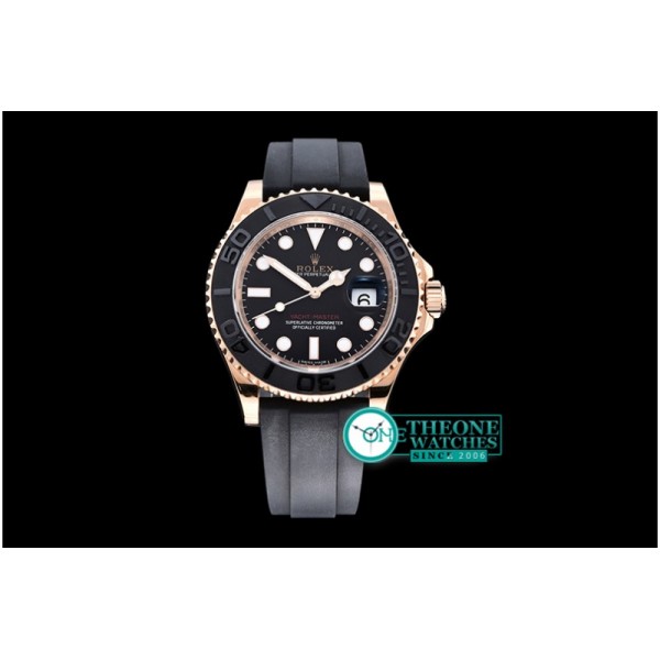 Rolex - YachtMaster 116655 40mm RG/RU Black Noob Asia 3135