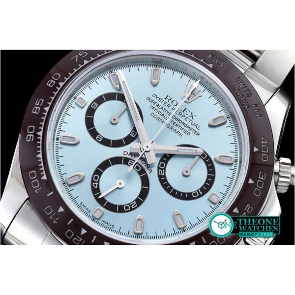 Rolex - Daytona Cer bez SS/SS Ice Blue Noob A7750