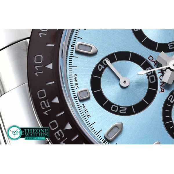 Rolex - Daytona Cer bez SS/SS Ice Blue Noob A7750