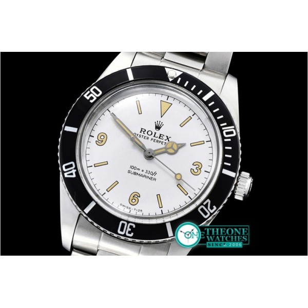 Rolex - Vintage Sub Ref 5508 SS/SS White Asia 2836