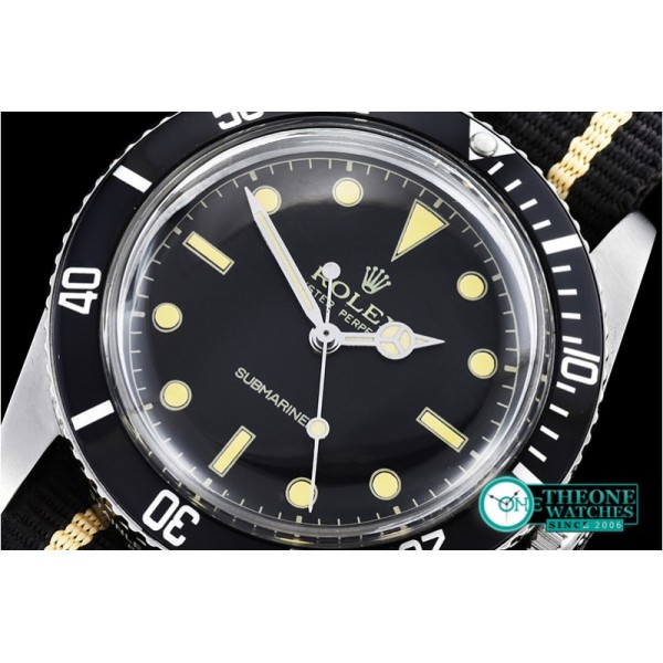 Rolex - Vintage Sub Ref 6200 SS/NY Black Asia 2836