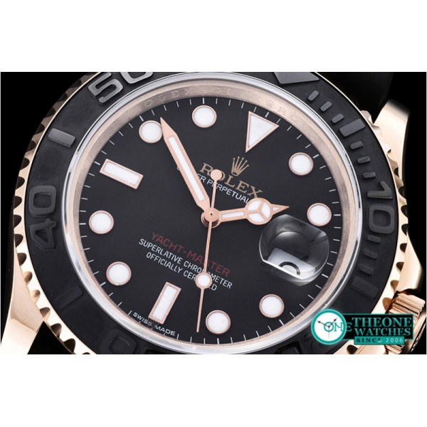 Rolex - YachtMaster 116655 40mm RG/RU Black BP Ult Swiss 2836