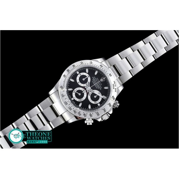 Rolex - Daytona 116520 SS/SS Black Noob 1:1 Thk A2824