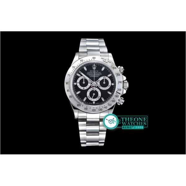 Rolex - Daytona 116520 SS/SS Black Noob 1:1 Thk A2824