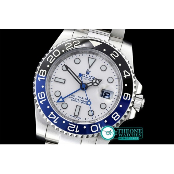 Rolex - Titan Black GMT Master 2 Arctos SS/SS White A2836