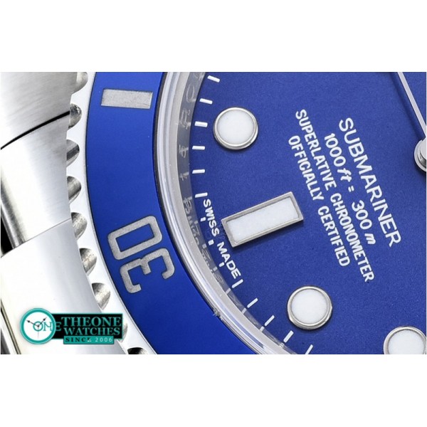 Rolex - 116619 SS Blue Cer Submariner Noob Asia 2836