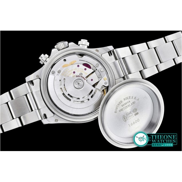 Rolex - Daytona Plat. Diam Cer SS/SS Ice Blue BP A7750 Mod