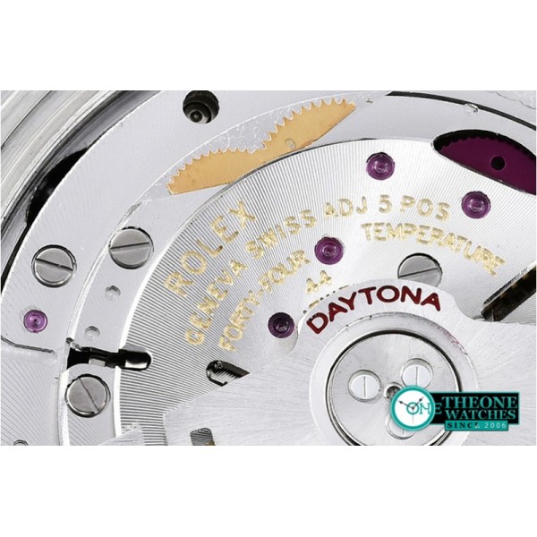 Rolex - Daytona Plat. Diam Cer SS/SS Ice Blue BP A7750 Mod