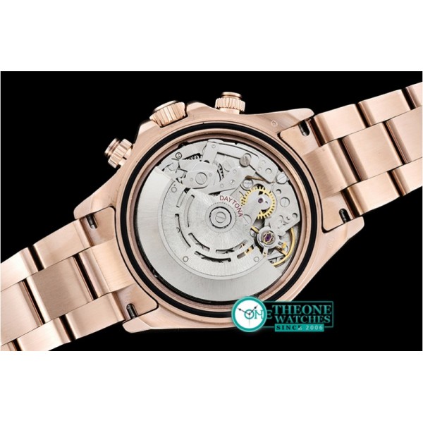 Rolex - Daytona RG Diam Baug RG/RG Rose Gold BP A7750