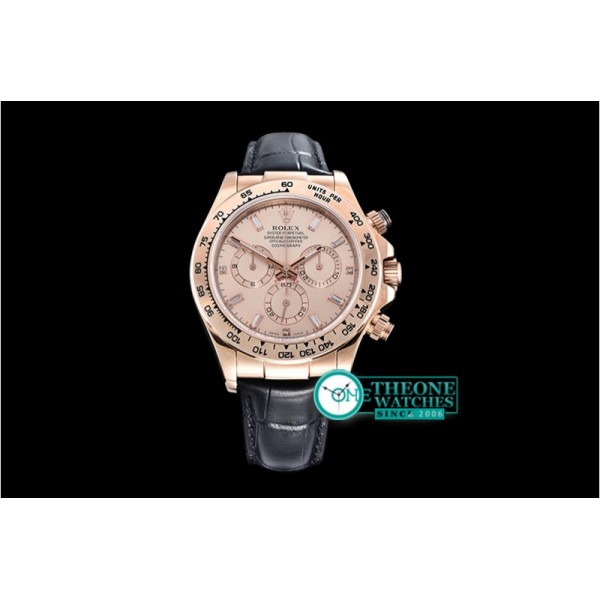 Rolex - Daytona 18K RG Wrapped Diam RG/LE Rose BP A7750