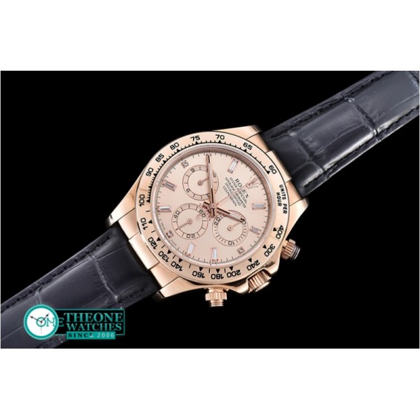 Rolex - Daytona 18K RG Wrapped Diam RG/LE Rose BP A7750