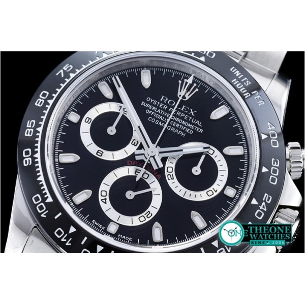 Rolex - Daytona Ceramic Bezel SS/SS Black Noob A7750