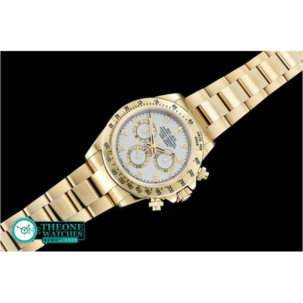 Rolex - Daytona YG/YG White Stks JF Asia 7750