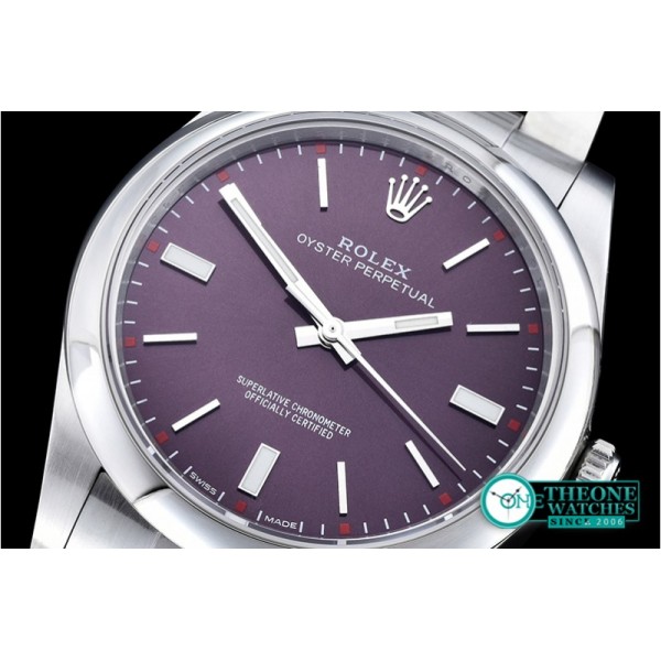 Rolex - Oyster Pert. 39mm 114300 SS/SS Red Grape ANF A2836