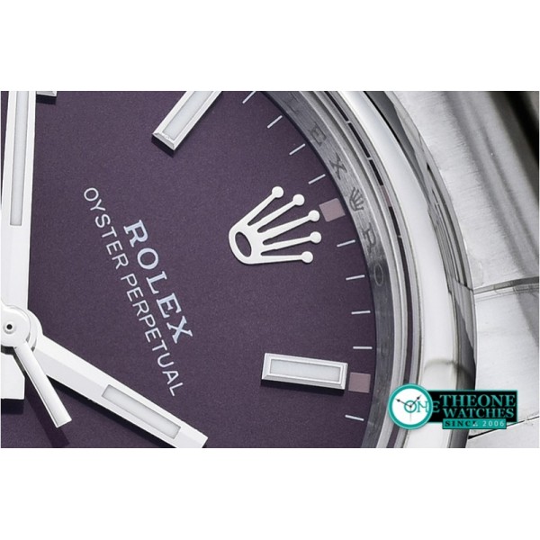 Rolex - Oyster Pert. 39mm 114200 SS/SS Red Grape ANF A2836