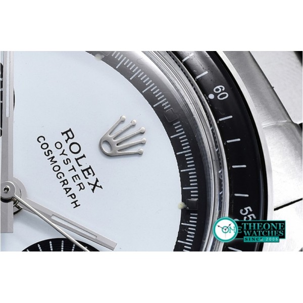 Rolex - Daytona Ref.6263 Paul Newman SS/SS Wht/Blk A7750