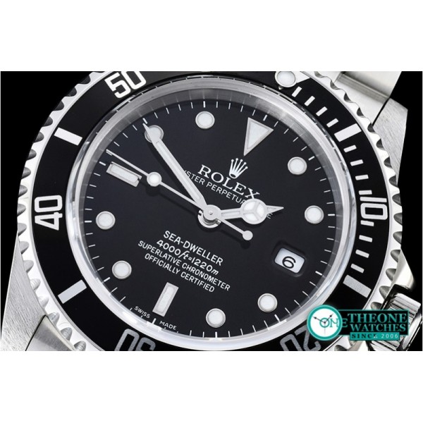 Rolex - SeaDweller Ref.16600 SS/SS Black BP A3135 Mod