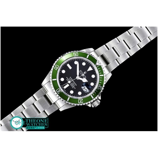 Rolex - Submariner Ref.16610LV SS/SS Black BP A3135 Mod