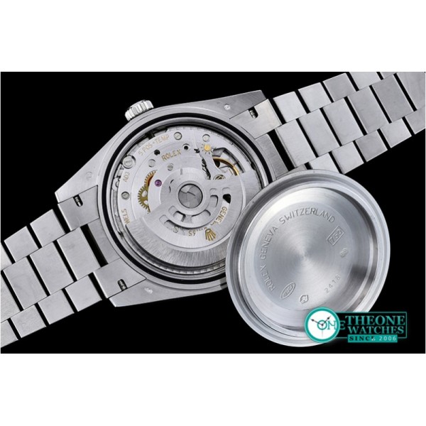 Rolex - DayDate 40mm SS/SS White Roman Fluted Noob A3255 Mod