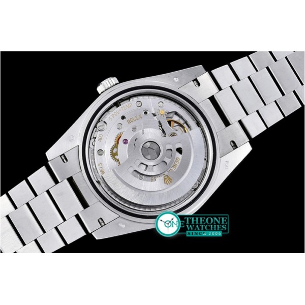 Rolex - DayDate 40mm SS/SS White Roman Fluted Noob A3255 Mod