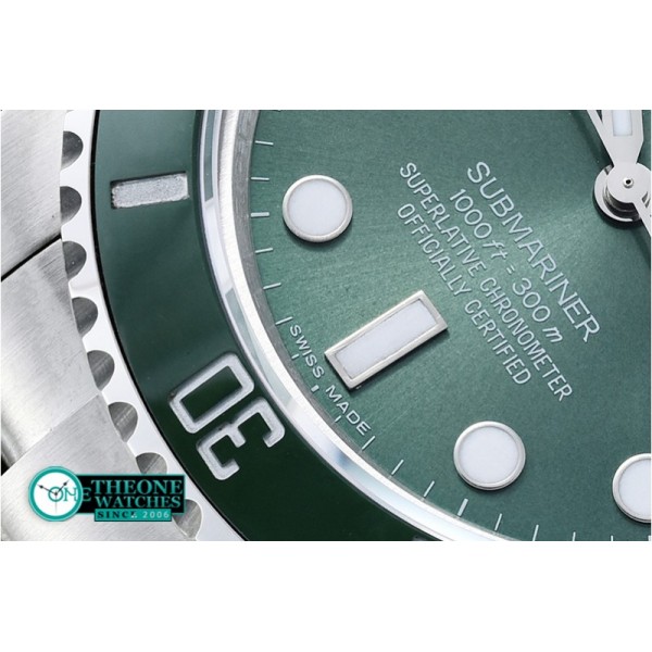 Rolex - Submariner 116610LV SS/SS Green BP Ult A3135 Mod