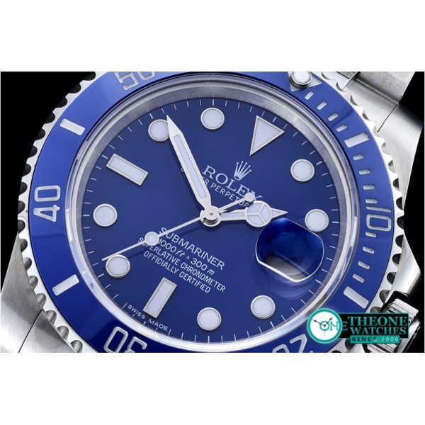 Rolex - Submariner 116619 SS/SS Blue BP Ult A3135 Mod