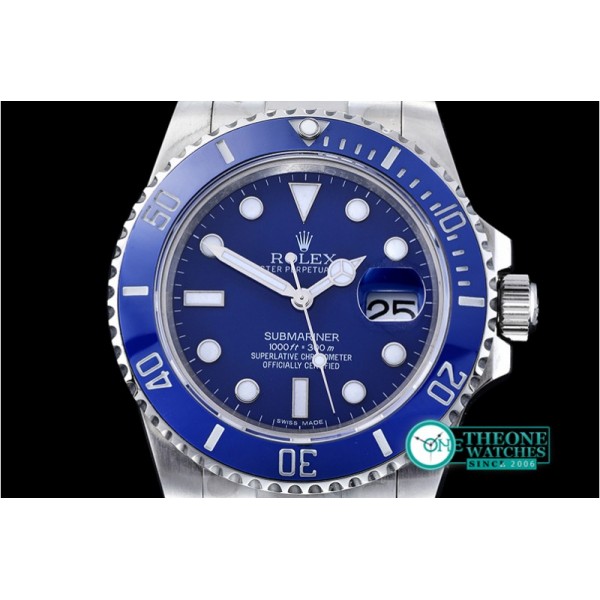 Rolex - Submariner 116619 SS/SS Blue BP Ult A3135 Mod